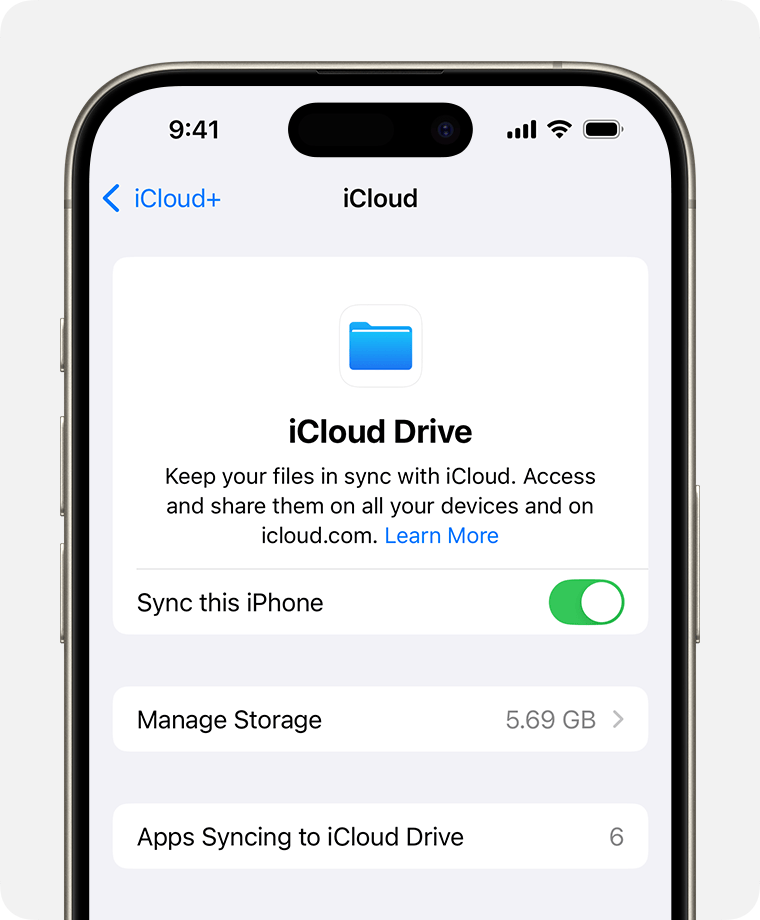 Ios 18 iphone 15 pro settings apple account icloud plus icloud drive