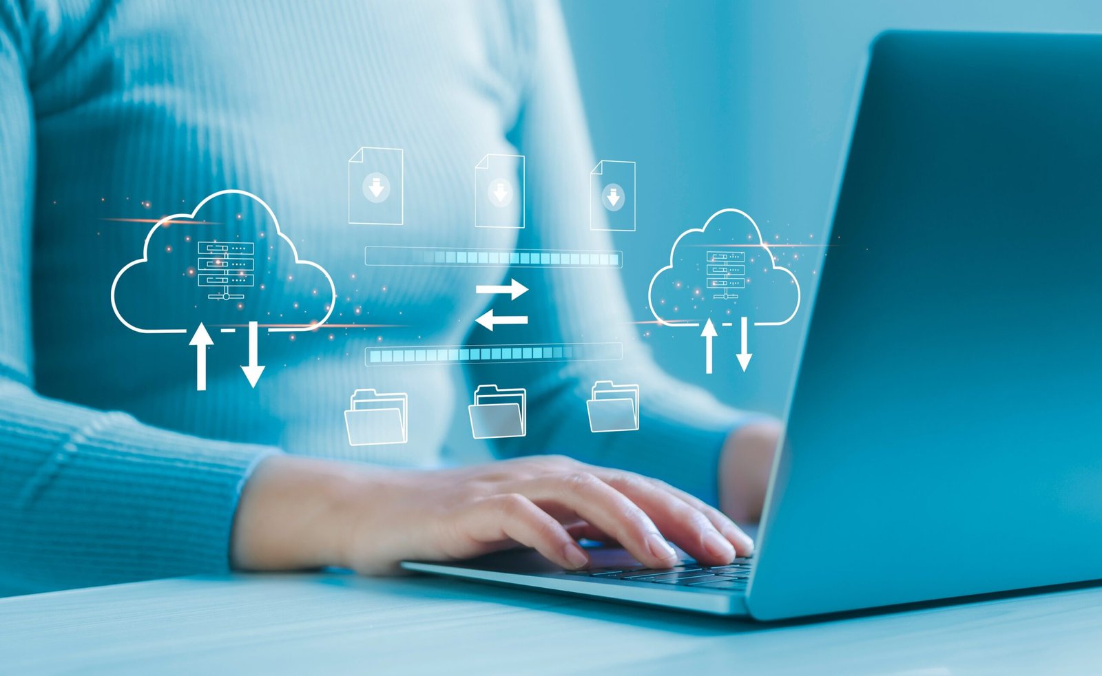 File,Transfer,Concept,,Backup,Data,,Documents,Saved,In,Storage,,Cloud